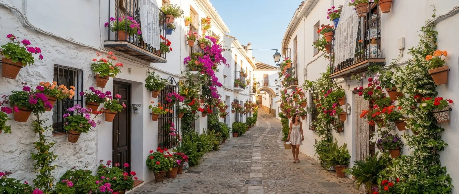 Calle histórica en Andalucía, España